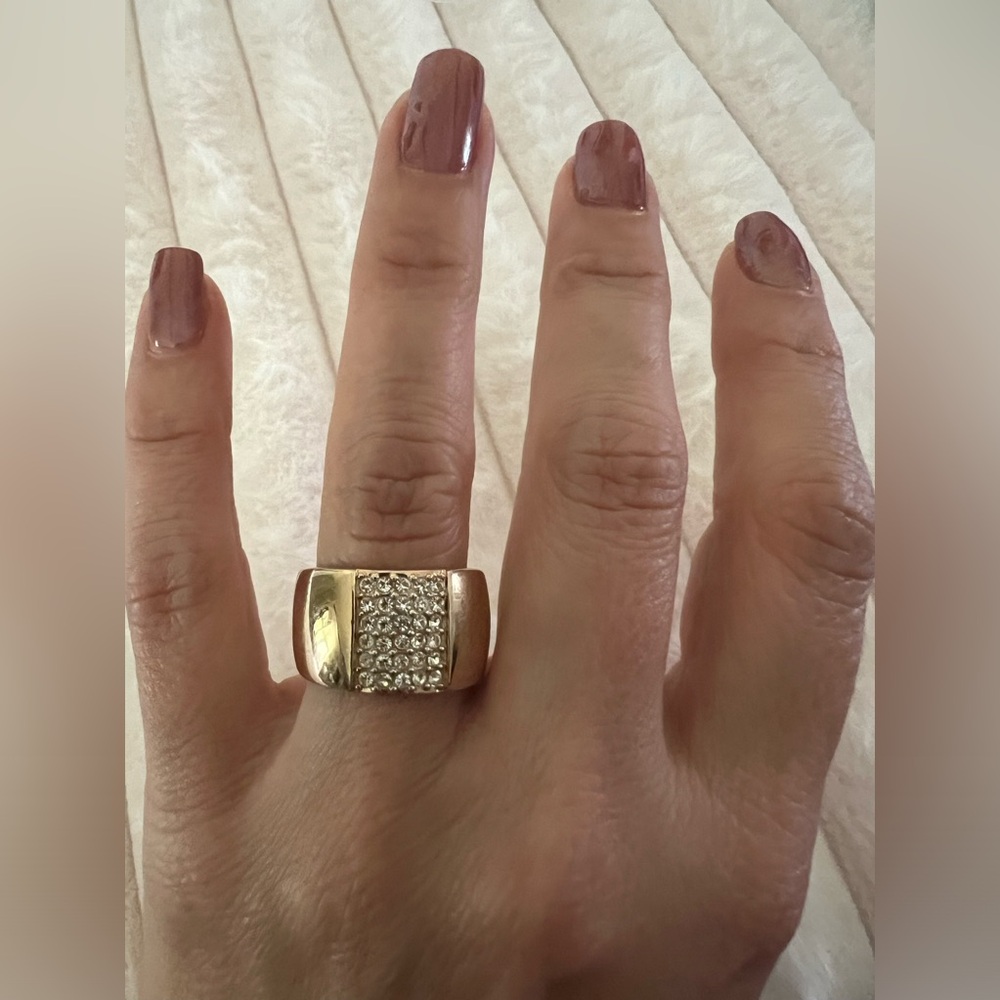 Vintage Napier statement ring